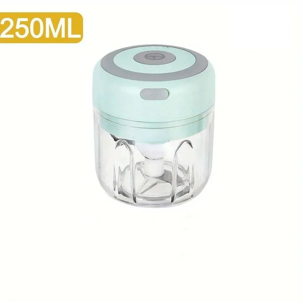 250ml Electric Garlic Chopper Meat Grinder and Vegetable Crusher Kitchen Tool